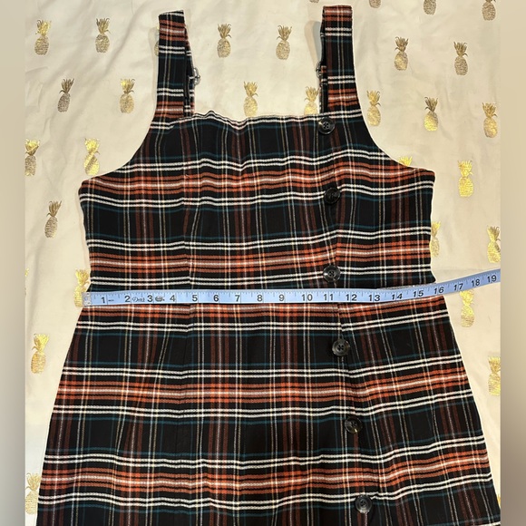 Plaid Volcom Dress, True to This, Ladies Sz 10 (L). Adjustable straps. - Picture 6 of 16